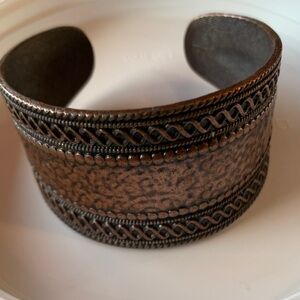 Vintage copper cuff bracelet